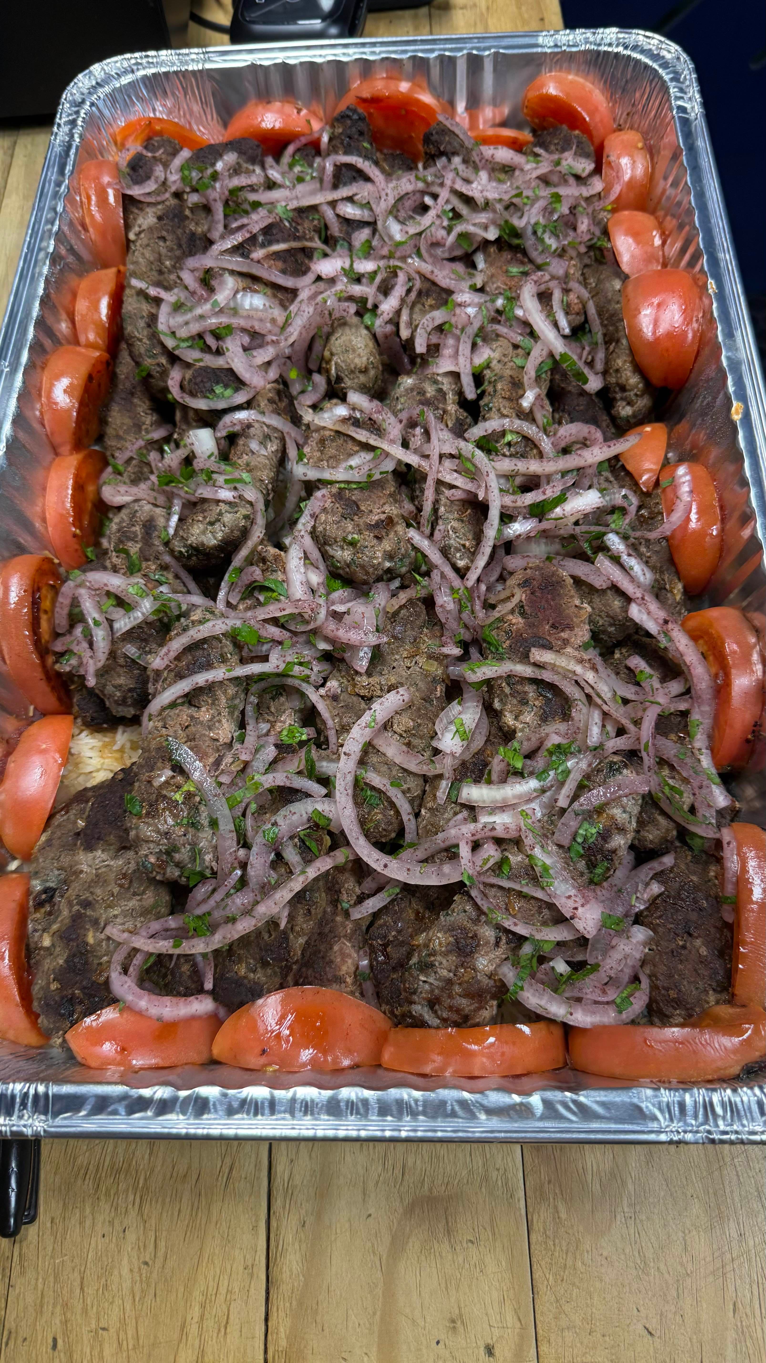 Kafta with Onions